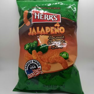 Herr´s Jalapeno Cheese Curls 170g (MHD 05.01.2025)