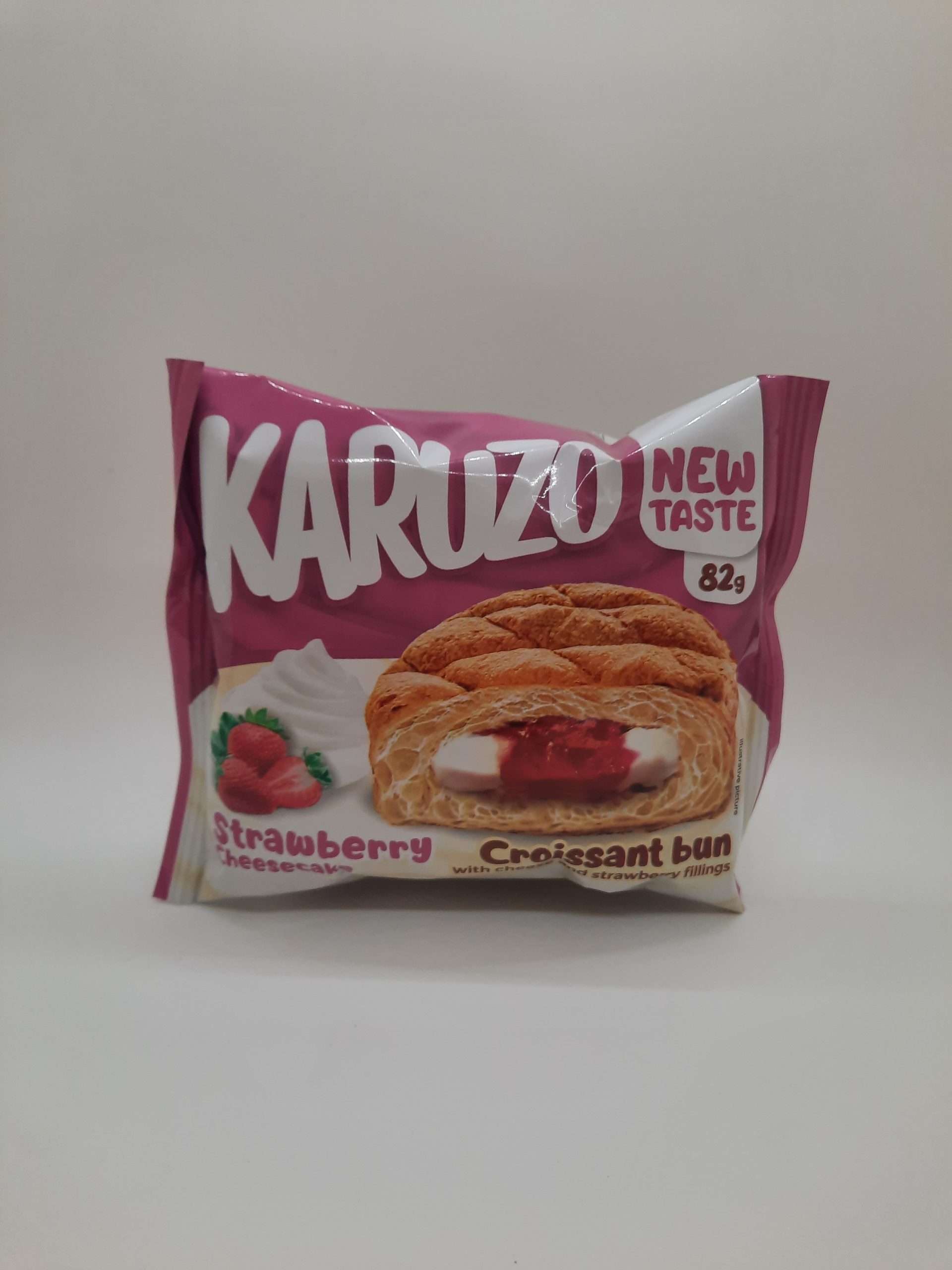 Karuzo Croissant Strawberry Cheesecake 82g