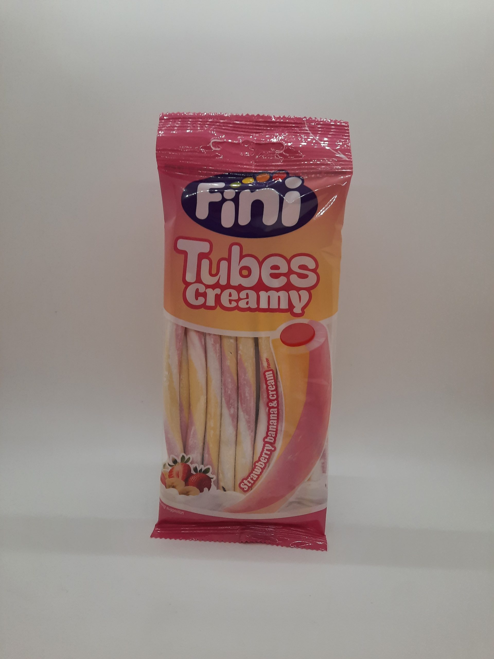 Fini Yogur Fresa Platano Halal 80g