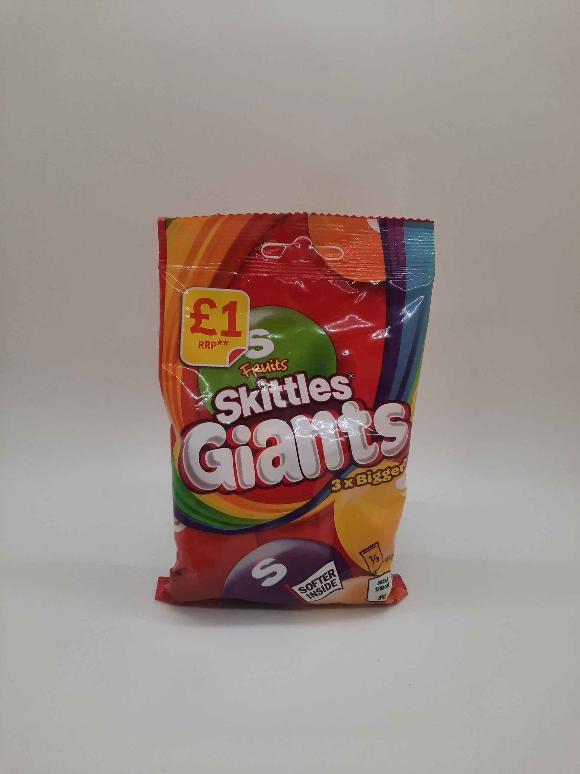 Skittles Giants 3 x Bigger! Fruits 116g