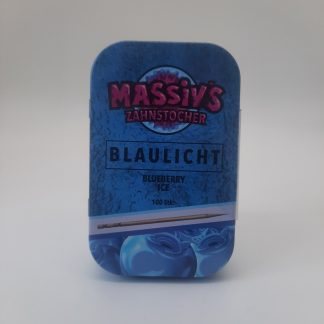 Massiv´s Zahnstocher Blaulicht - Blueberry Ice 100 Stk.