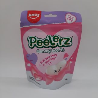 Amos Peelerz Gummy Hearts 65g